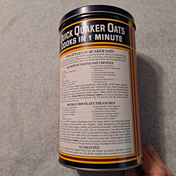 Quaker Oats Limited Edition 1991 Tin - Picture 2 of 6